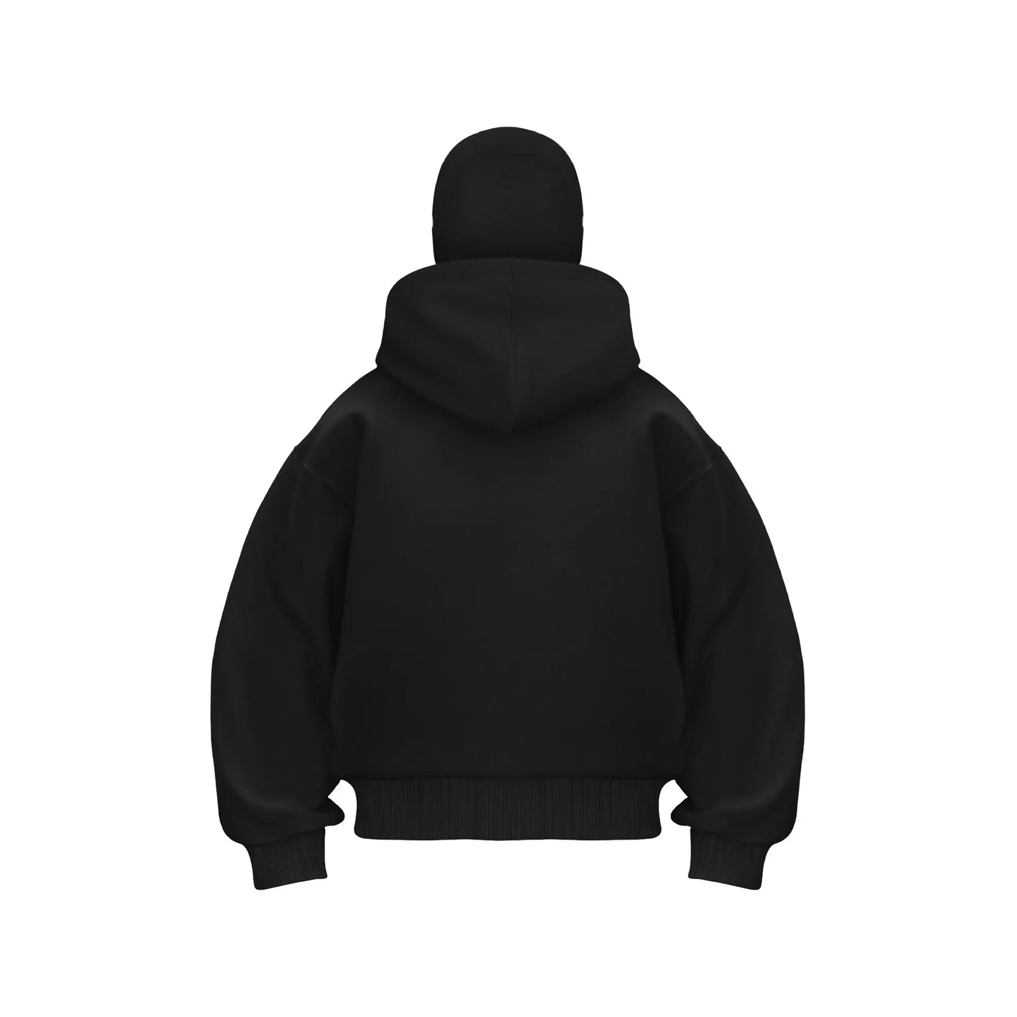 Autumn Solid Color Ninja Turtleneck Hoodies For Men Y2K Vintage Fleece Sweatshirts Hip Hop Japanese Streetwear Oversized Hoodie
