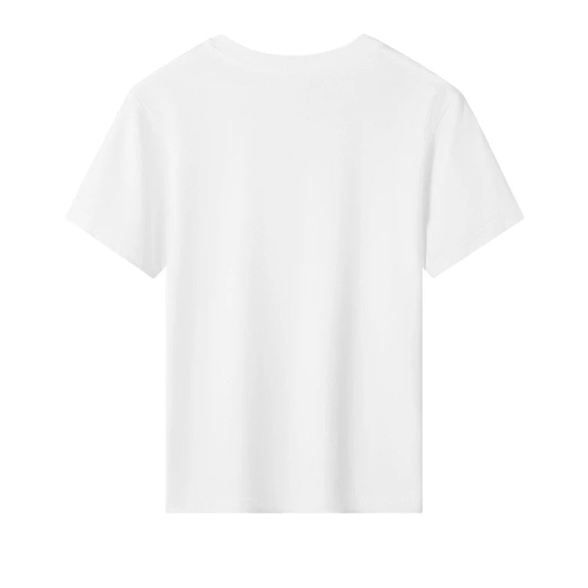 JD Letter Print Summer Cotton Kids Brand Sports Short Sleeve Kids Girls T-shirt Boy Fashion Sports short sleeve Children's Tops