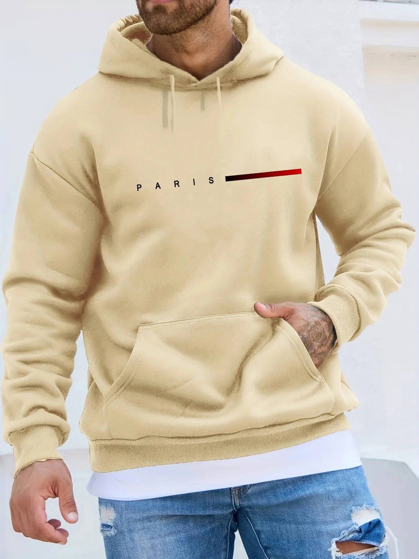 Men's paris hoodie