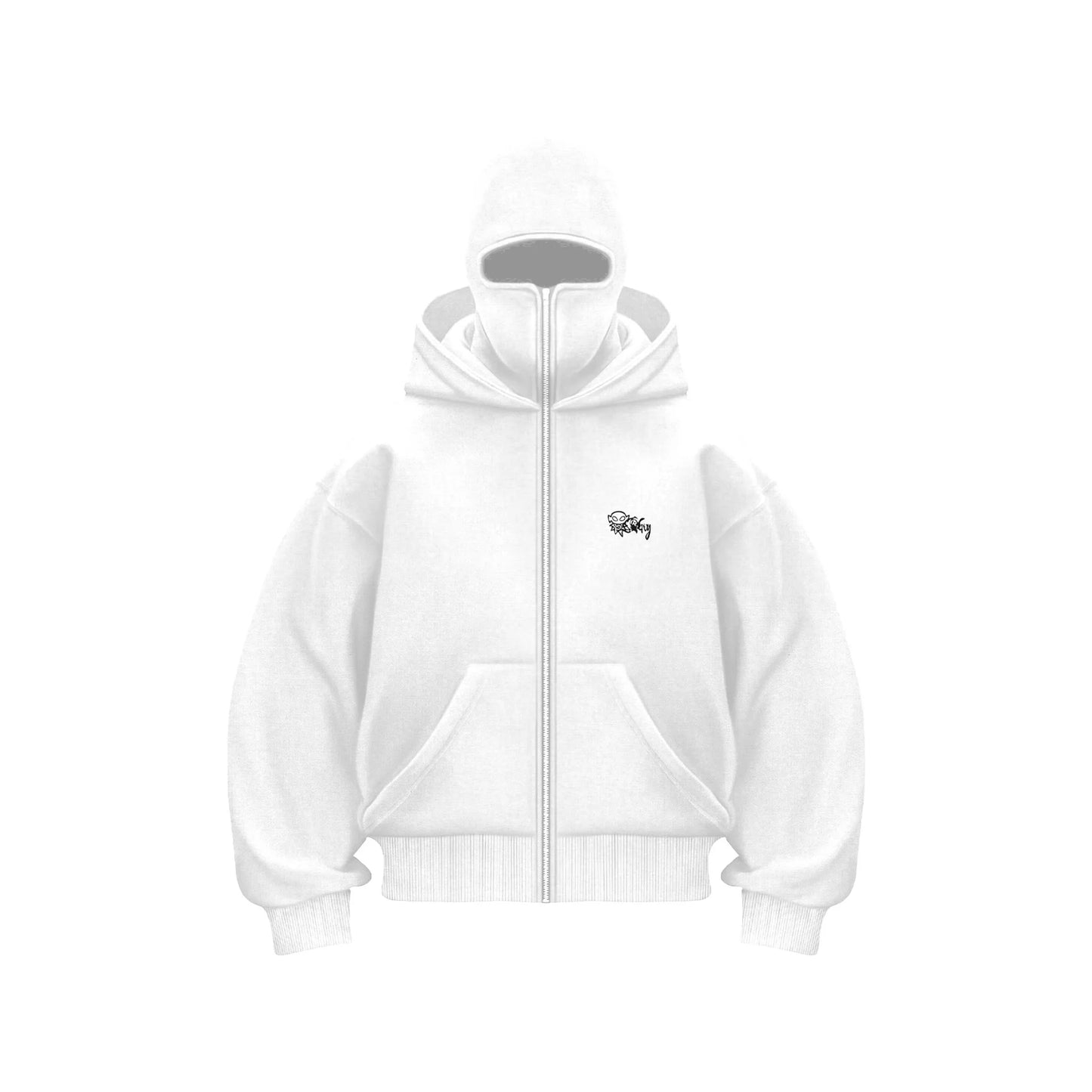 Autumn Solid Color Ninja Turtleneck Hoodies For Men Y2K Vintage Fleece Sweatshirts Hip Hop Japanese Streetwear Oversized Hoodie