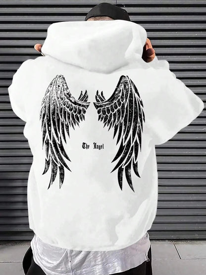 Hip Hop Hoodie Men's Spring and Autumn Hooded Cotton Oversized Unisex Pullovers European Wood Casual Outdoor Sweatshirts Hoodie