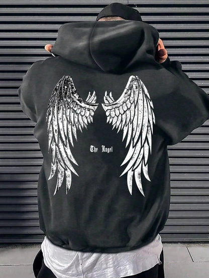 Hip Hop Hoodie Men's Spring and Autumn Hooded Cotton Oversized Unisex Pullovers European Wood Casual Outdoor Sweatshirts Hoodie
