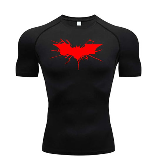 Art Bat compression shirt Men's sprint Step T-shirt Fitness Sport top Quick dry Fitness Sportswear Bodybuilding clothing
