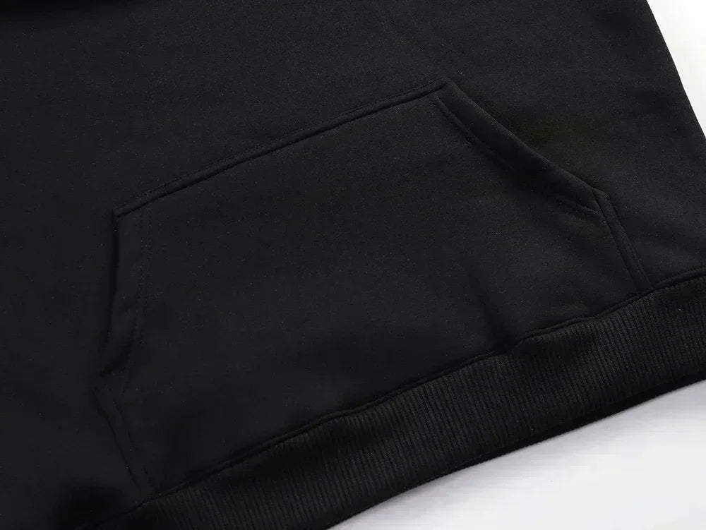 Hip Hop Hoodie Men's Spring and Autumn Hooded Cotton Oversized Unisex Pullovers European Wood Casual Outdoor Sweatshirts Hoodie