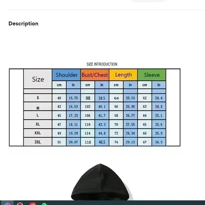Hip Hop Hoodie Men's Spring and Autumn Hooded Cotton Oversized Unisex Pullovers European Wood Casual Outdoor Sweatshirts Hoodie